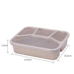 Lancheira Hermética com 4 Compartimentos