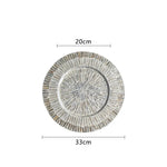 Ahunderjiaz-Bandeja de armazenamento poligonal para sala de estar, café, restaurante, casa, desktop Decoração, Criativo, Luxo