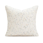 Patchwork Liso Linho Linho Travesseiro Capa, Nordic Stamping Cintura Almofada, Fronha Decorativa, Decoração de Casa, 30x45cm, 45x45cm