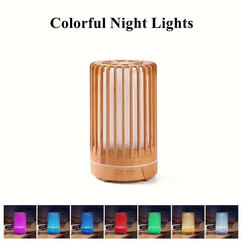 Umidificador De Ar Ultrasônico USB, Difusor De Óleo Essencial, Luzes noturnas coloridas, Máquina De Aromaterapia, Gaiola De Pássaro