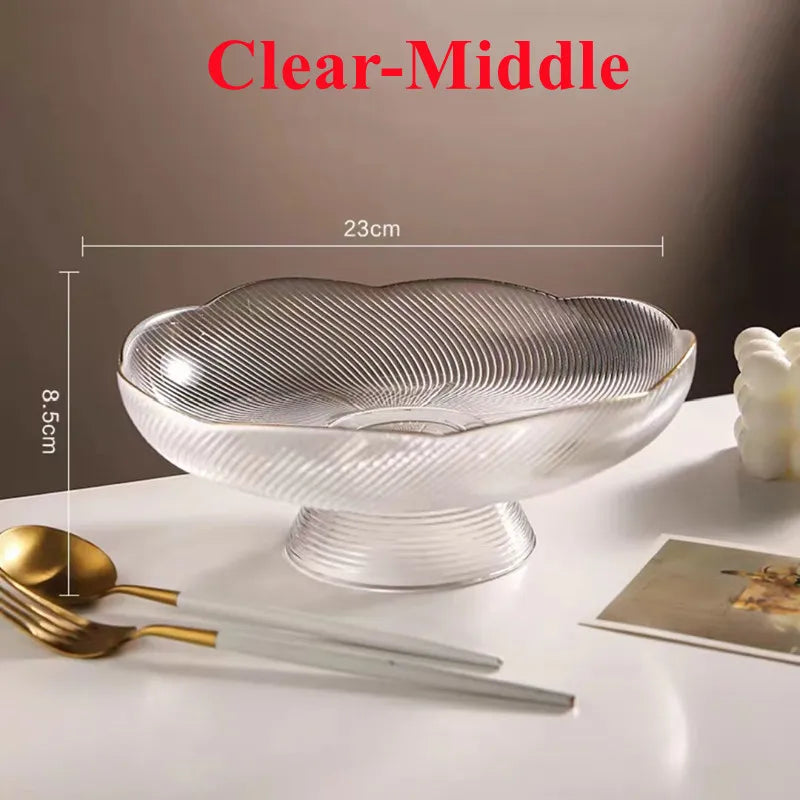 Placas De Armazenamento De Vidro Multifuncional Doméstico, Lanche, Frutas, Alimentos, Doces, Porca, Diversos Bandeja De Armazenamento, Organizador Doméstico Criativo