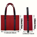 Garrafas de vinho Felt Stand sacola com alças, 2 sacos de vinho com divisórias, personalizável e reutilizável, casamentos e aniversários