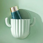 Suporte de Escova de Dentes Auto-Adesivo de Cacto