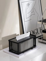 Ahunderjiaz-Caixa De Tecido De Metal Para Mesa De Jantar, Hotel, Banheiro, Casa, Decoração De Armazenamento De Cozinha, Estilo Moderno