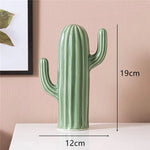 Nordic cerâmica artesanato simulação cactus ornamentos arte decorativa mobiliário doméstico fotografia adereços verde decoração do quarto