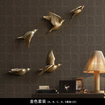 Pássaro decorativo pendente pendurado na parede, decoração moderna simples, sala de estar, entrada, sofá, fundo TV, luxo