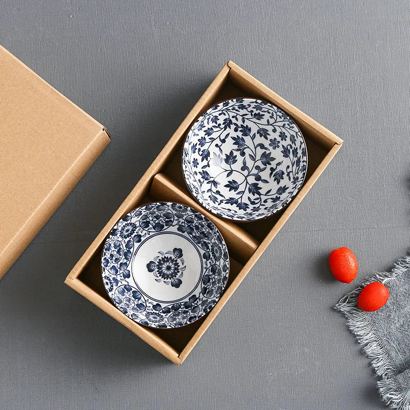Conjunto de tigela de arroz cerâmica japonesa, utensílios de cozinha, adequado para aperitivos e sobremesas, adequado para forno de microondas, tigela de salada