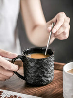 Creative Rock Caneca De Cerâmica, Xícara De Chá Para Casais, Leite, Aveia, Café Da Manhã, Escritório, Decoração De Casa, Presente De Aniversário, 330ml