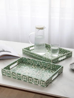 Bandeja para Servir Natural de Conchas Marinhas