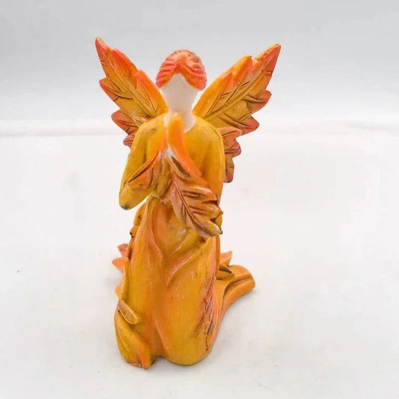 Ornamento Anjo do Outono em Resina
