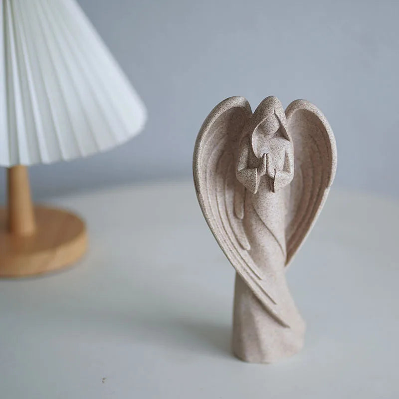 Escultura de Resina Arcanjo Resiliência