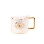 420ml cerâmica drinkware canecas copos de café criativo colorido olhos xícara de chá escritório casa drinkware microondas forno casal handgrip copos