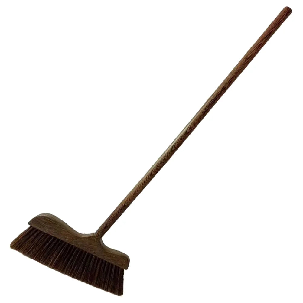 Vassoura angular ao ar livre com cabo de madeira, assoalho macio varrendo vassouras, escova de limpeza da cozinha, dobrável Garagem Broomsticks
