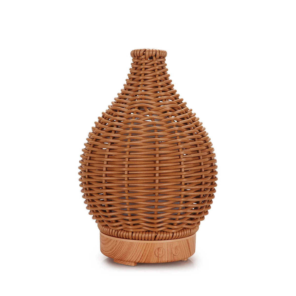Madeira Weave Mini Vaso Umidificador De Ar, Ultrasonic Fragrância De Água, Difusor De Óleo Essencial, USB Eletrônico, Casa, Quarto