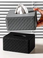 Caixa de tecido simples de luxo leve, sala de estar, mesa de centro, quarto, armazenamento de mesa, enfeites pequenos, decoração de casa