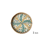 Bandeja redonda de vime feita à mão, concha colorida, bandeja de armazenamento, convidado doméstico, sala de jantar, decoração de mesa, decoração de casa