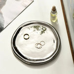 AhenderJiaz-Nuvem Nórdica Placa De Cerâmica, Prato De Armazenamento De Jóias, Bandeja De Aromaterapia Irregular, Quarto, Sala De Estar, Home Decoratio