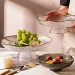 Placas De Armazenamento De Vidro Multifuncional Doméstico, Lanche, Frutas, Alimentos, Doces, Porca, Diversos Bandeja De Armazenamento, Organizador Doméstico Criativo