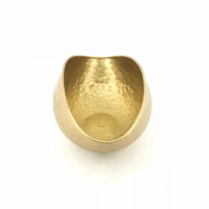 Vaso Dourado Tamanho Grande Decorativo para Flores