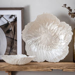 Ahinderjiaz-Bandeja De Flor De Cristal Nórdico, Placa De Salada De Frutas De Vidro Simples, INS Household Fashion Tableware Set, Home Acessórios