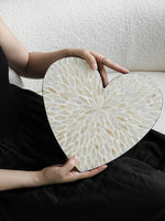 Protetores de Calor, Sala de Estar, Sala de Jantar, Enfeites, Decoração do Lar, Luz, Símbolo do Coração, Concha Natural, Mesa,