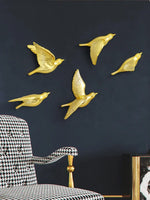 Pássaro decorativo pendente pendurado na parede, decoração moderna simples, sala de estar, entrada, sofá, fundo TV, luxo