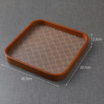 Bandeja de vidro com flores da begônia, xícara de chá, organizador de joias, bandeja para festa, sala de hóspedes, sala de jantar, evento