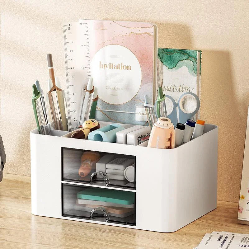 Organizador de Mesa com Suporte para Canetas