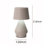 Criativo candeeiro de mesa decoração usb ferro recarregável luz escurecimento para casa interior quarto barra jantar led decoração candeeiro mesa