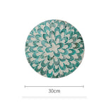 Francês Luz Luxo Natural Shell Bandeja, Criativo, Decorativo, Isolamento Térmico, Bandeja De Frutas, Prato De Sobremesa, Conjunto De Louça De Festa