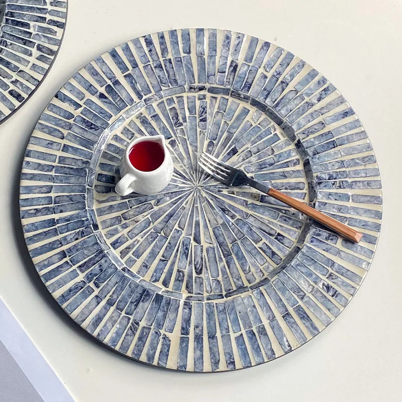 Ahunderjiaz-Bandeja de armazenamento poligonal para sala de estar, café, restaurante, casa, desktop Decoração, Criativo, Luxo