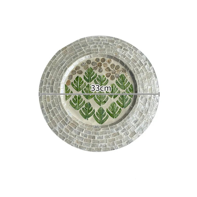 Ahunderjiaz-Bandeja de armazenamento poligonal para sala de estar, café, restaurante, casa, desktop Decoração, Criativo, Luxo