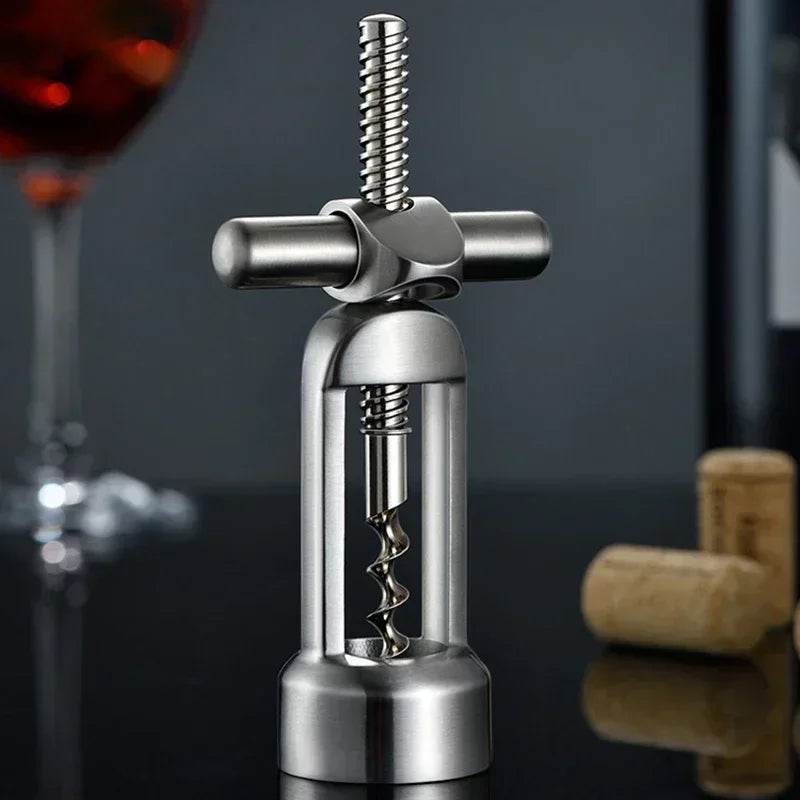 Zinc Alloy Wine Bottle Opener, Saca-rolhas Vermelho Europeu, Leverage Design, Abertura Lata, Extrator De Cortiça, Removedor, Champagne, Bar Ferramentas, Vintage