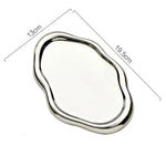 AhenderJiaz-Nuvem Nórdica Placa De Cerâmica, Prato De Armazenamento De Jóias, Bandeja De Aromaterapia Irregular, Quarto, Sala De Estar, Home Decoratio