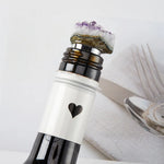 Rolha do frasco de vinho, rolha do frasco de vinho, quartzo cristal natural, irregular cortiça selagem, bar ferramentas, 1pc