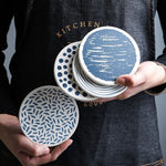 Super Absorvente Diatomita Coasters, Beber Coffee Cup Mat, Placemats fáceis de limpar, Almofada de chá redonda, Suporte de mesa, 6 pcs