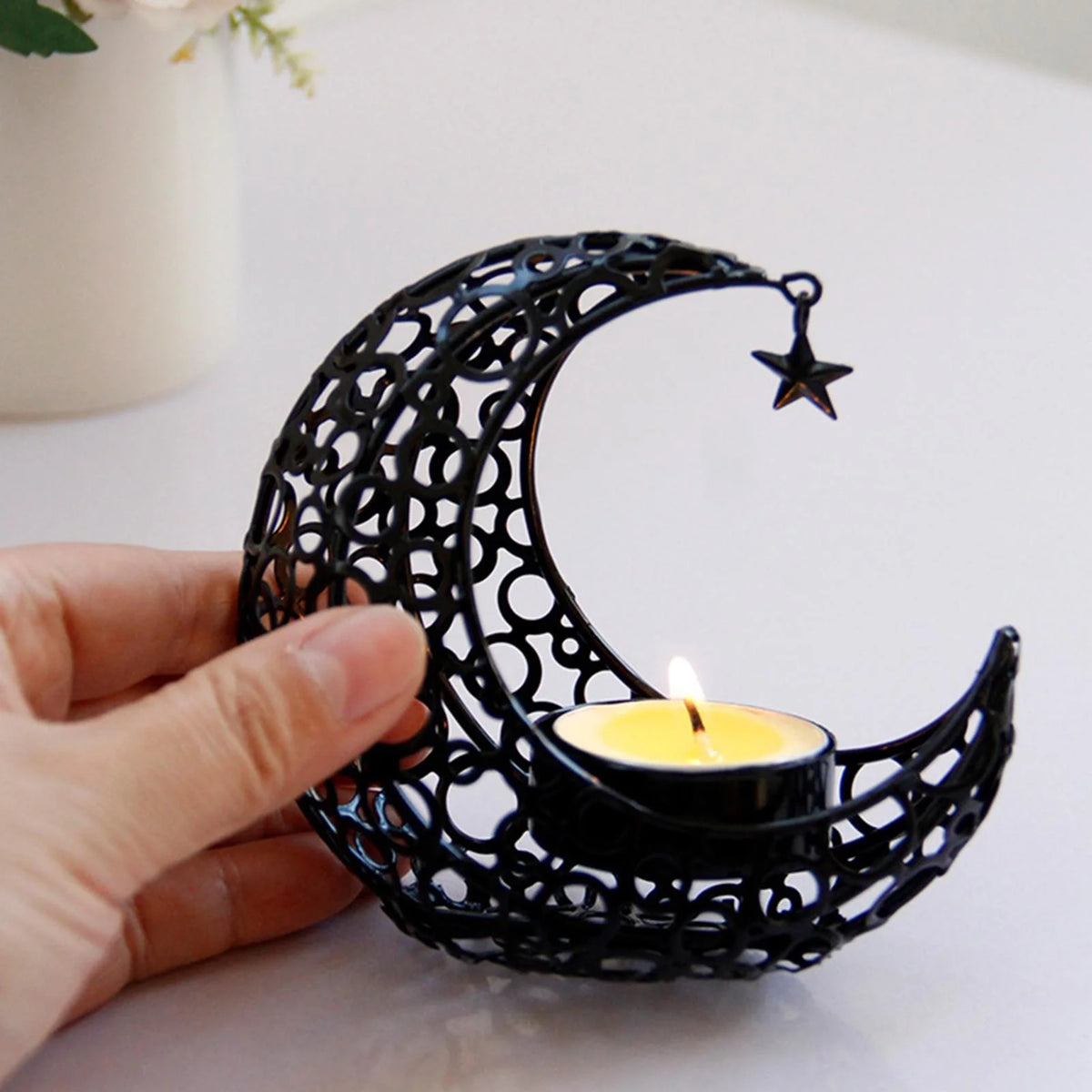 Castiçal de Lua Arte Elegante