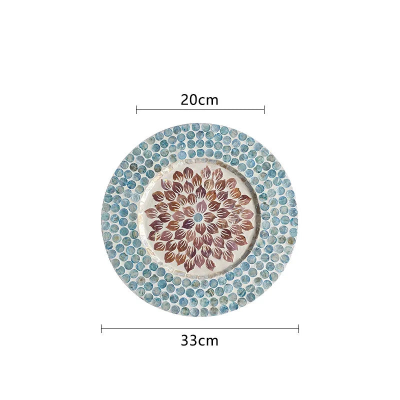 Ahunderjiaz-Bandeja de armazenamento poligonal para sala de estar, café, restaurante, casa, desktop Decoração, Criativo, Luxo