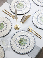 Francês Luz Luxo Natural Shell Bandeja, Criativo, Decorativo, Isolamento Térmico, Bandeja De Frutas, Prato De Sobremesa, Conjunto De Louça De Festa