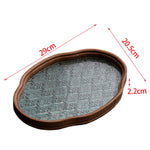 Bandeja de vidro com flores da begônia, xícara de chá, organizador de joias, bandeja para festa, sala de hóspedes, sala de jantar, evento