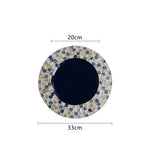 Ahunderjiaz-Bandeja de armazenamento poligonal para sala de estar, café, restaurante, casa, desktop Decoração, Criativo, Luxo