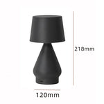 Criativo candeeiro de mesa decoração usb ferro recarregável luz escurecimento para casa interior quarto barra jantar led decoração candeeiro mesa