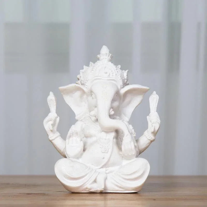 Sandstone buddha buddha estátua, handmade elefante estatueta, acessórios de decoração