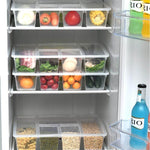 Uma Caixa organizadora com diversos compartimentos dentro. Uma Caixa organizadora com diversos compartimentos dentro. Caixa Organizadora com Compartimentos, Caixa com Divisórias, Caixa Organizadora, Caixa Multiuso, Caixa Transparente, Caixa Multifuncional, Organizador com Divisórias, Organizador Transparente, Organizador para Closet e Armários, Organizador de Geladeira, Caixa para Geladeira, Caixas Organizadoras Empilháveis. Loja Comprinha do Futuro