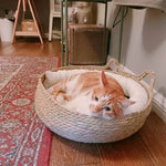Cama para Gato Lúdica de Rattan