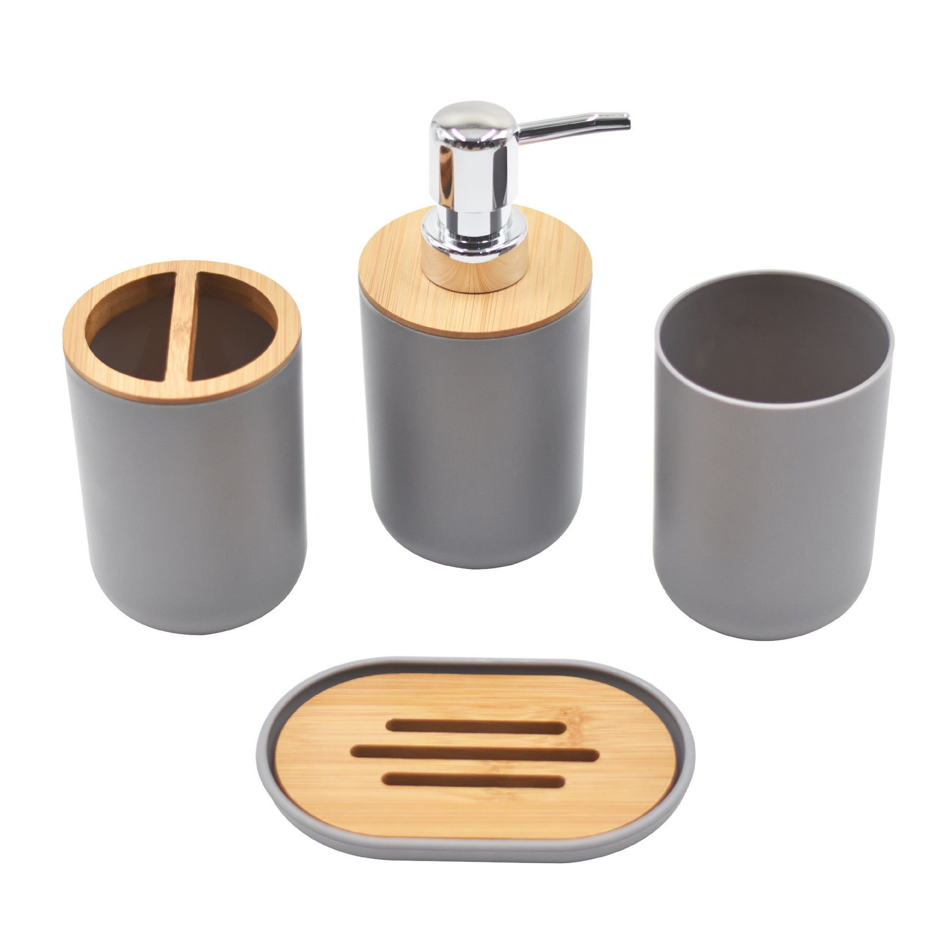 Conjunto Completo para Banheiro, Organizador para Banheiro, Kit Banheiro Completo, Higiene de Banheiro, Decoração de Banheiro, Conjunto de Banheiro e Lavabo, Conjunto de Banheiro, Conjunto de Acessórios de Banheiro, Banheiro Moderno, Banheiro em Bambu, Banheiro em Bamboo, Banheiro Elegante, Banheiro Decorado, Banheiro de Spa, Acessórios Para Banheiro e Lavabo, Acessórios Para Banheiro, Loja Comprinha do Futuro