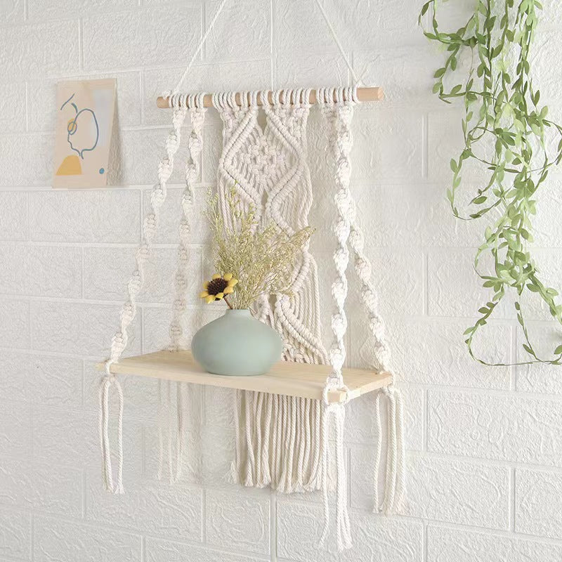 Estante Suspensa Macrame Pratica e Elegante