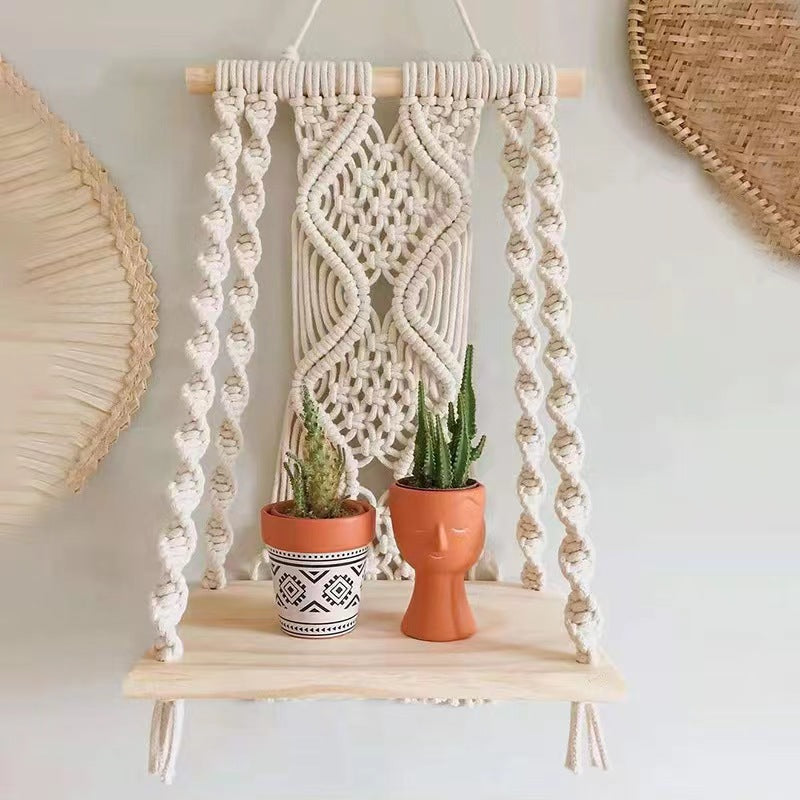 Estante Suspensa Macrame Pratica e Elegante