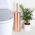 Escova para Vaso Sanitário Aço Inox Ouro