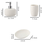 Kit Higiene para Banheiro Rendas